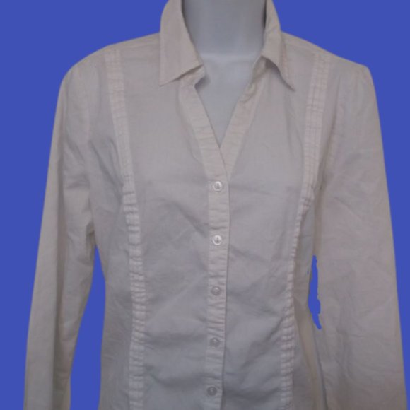 Mexx White Cotton Blouse Size 12
